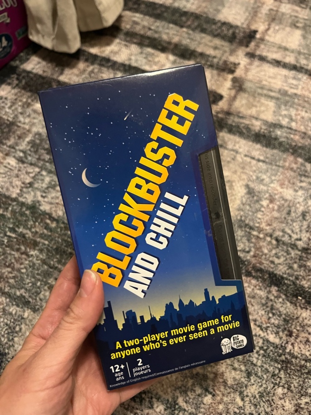 Blockbuster and Chill Movie Game - Blue